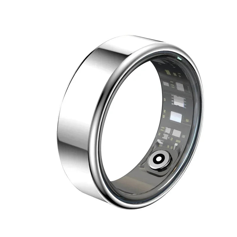 Smart Ring Multifunctional Health Tracker Heart Rate Blood Oxygen Monitor Waterproof Men Women Bluetooth Ring Sleep Fitness