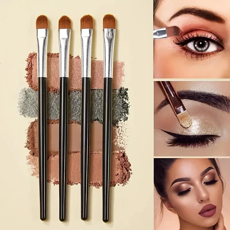 13-Piece Professional Makeup Brush Set Soft Fluffy Kabuki Blending Eyeshadow Foundation Powder Beauty Tools for Cosmetic Application