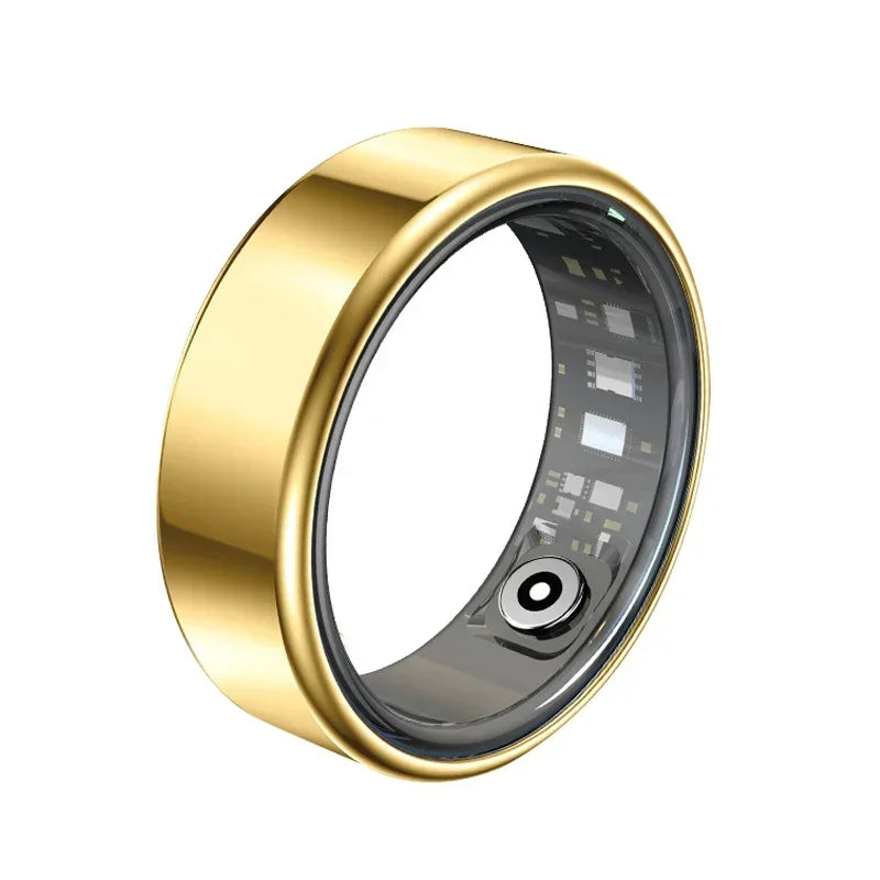 Smart Ring Multifunctional Health Tracker Heart Rate Blood Oxygen Monitor Waterproof Men Women Bluetooth Ring Sleep Fitness
