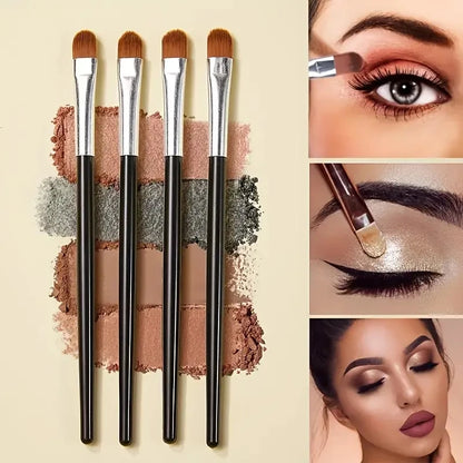 13-Piece Professional Makeup Brush Set Soft Fluffy Kabuki Blending Eyeshadow Foundation Powder Beauty Tools for Cosmetic Application